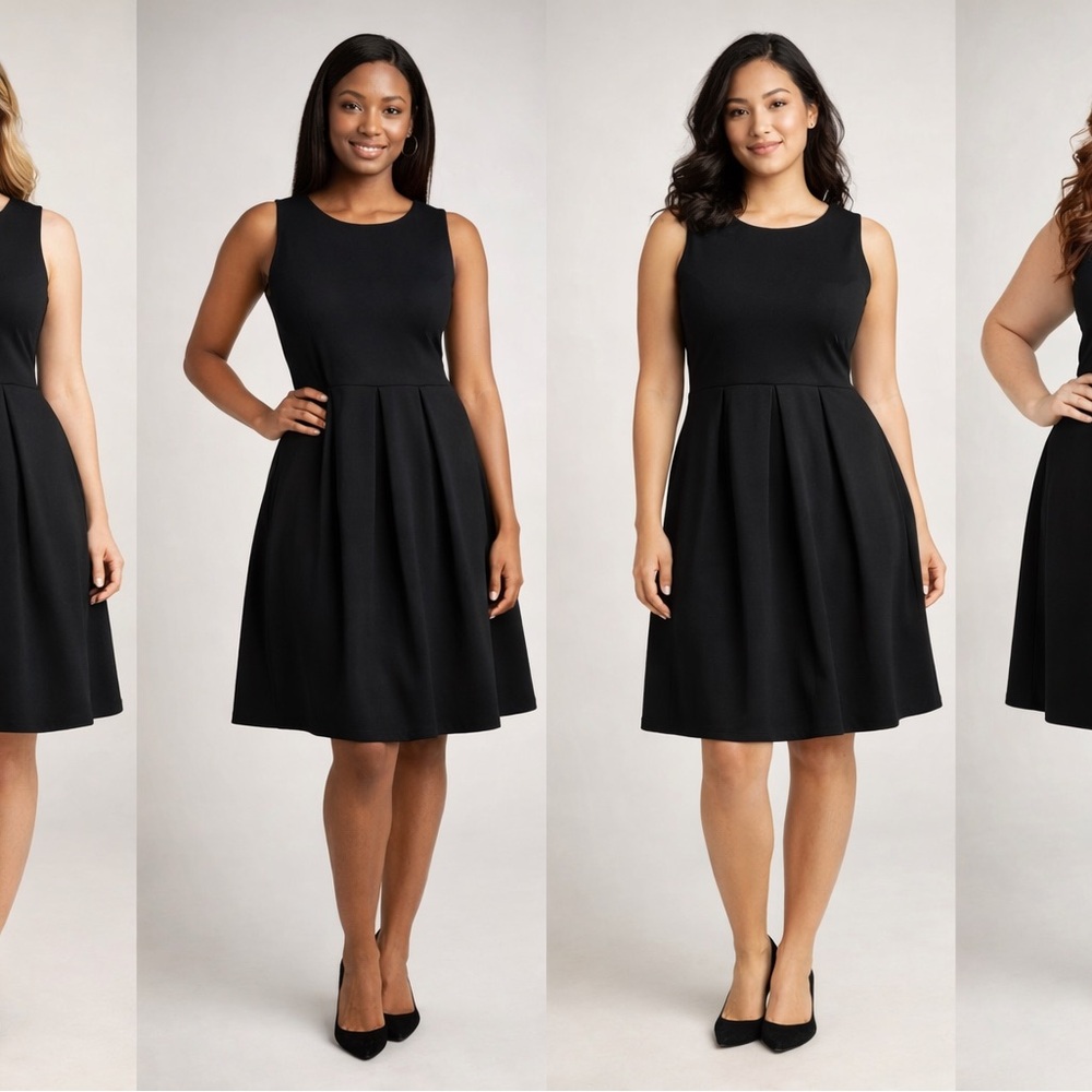 H&M Black Sleeveless Mini Dress